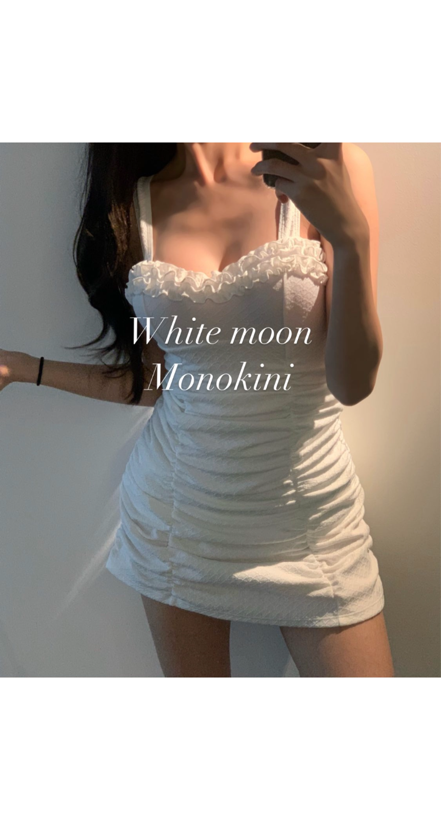 White moon monokini